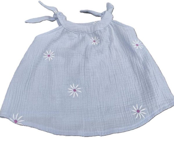 SOMMERBLUSE Margertiten hellblau