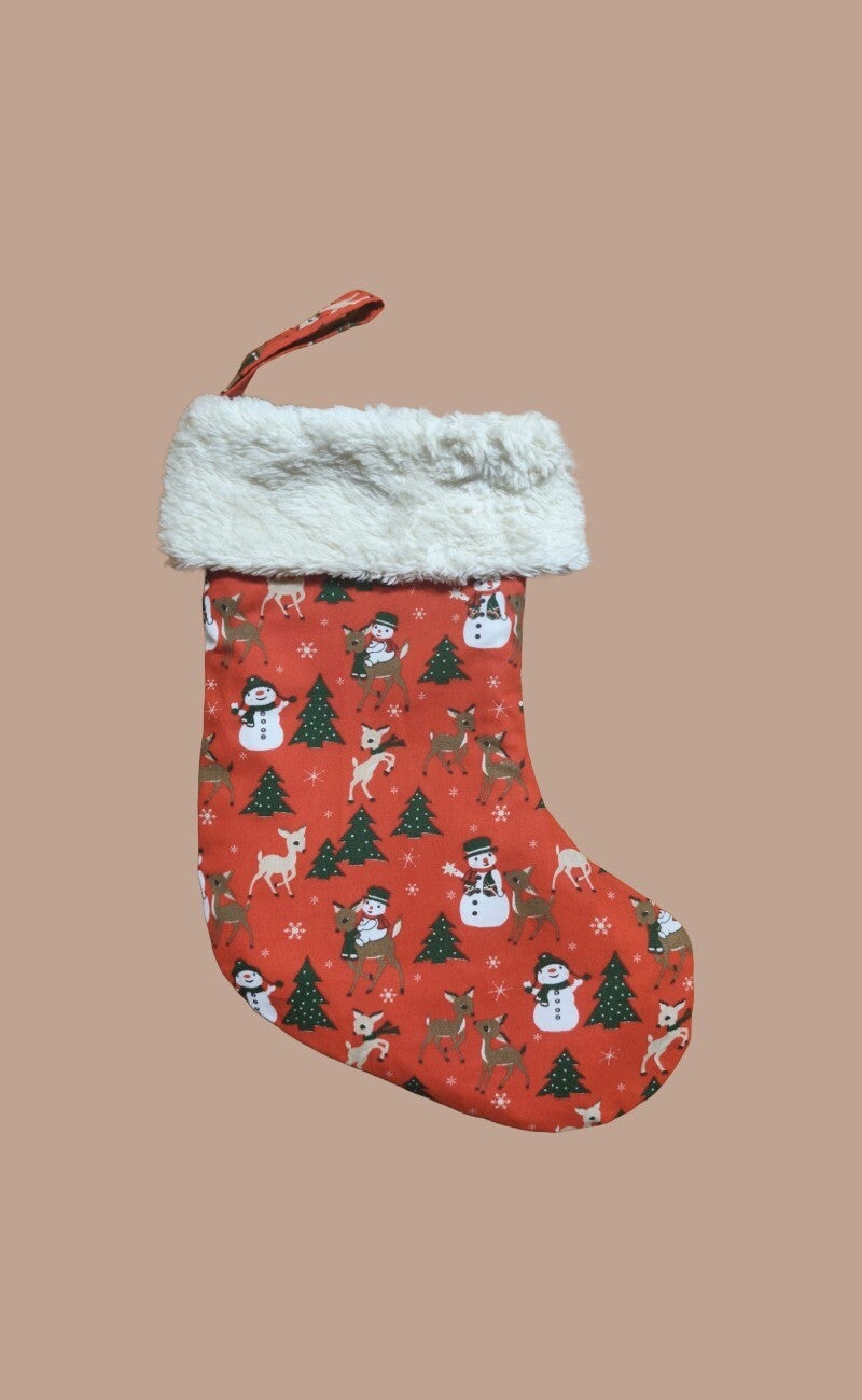 NIKOLAUSSTIEFEL Schneemänner im Wald