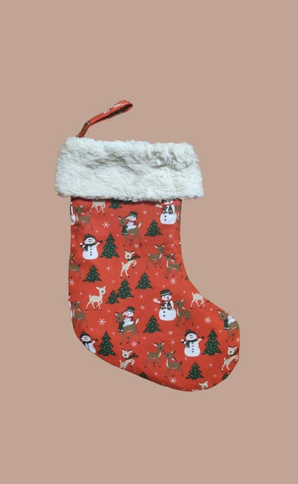 NIKOLAUSSTIEFEL Schneemänner im Wald