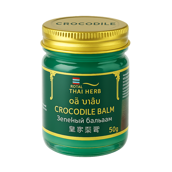 🐊 Crocodile Balm – Grüner Thai Kräuterbalsam (50 g)