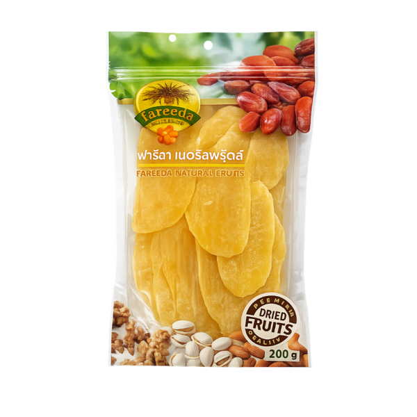 Fareeda Natural Fruits – Getrocknete Mangoscheiben (200 g)