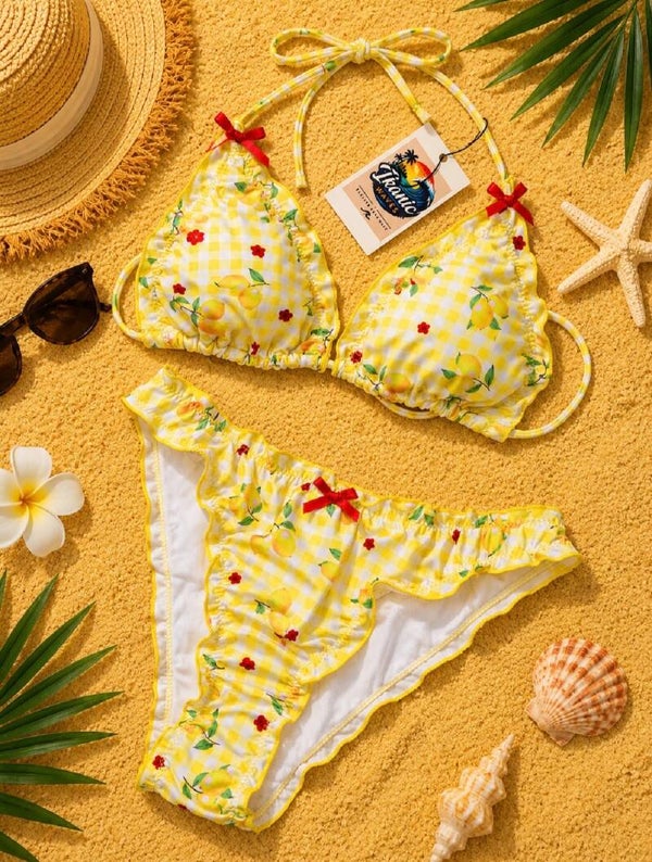 Lemon Picnic Ruffle