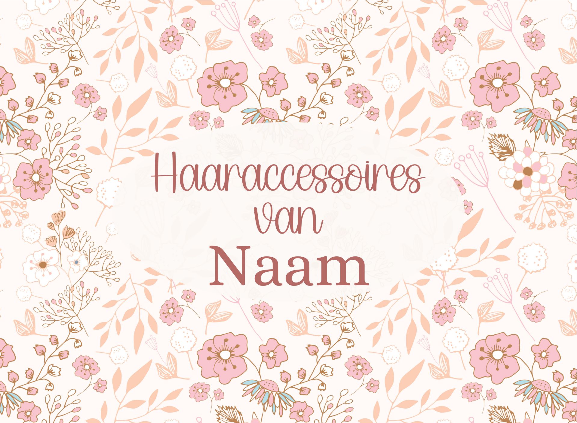 Bewaar box haaraccessoires bloemen