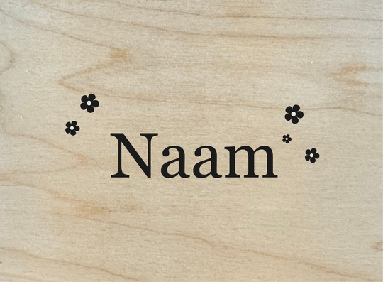 Knutseldoos bloemetjes