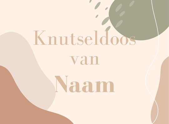 Knutseldoos Natuurtinten