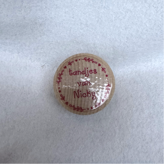 Tanden bewaardoosje Nicky