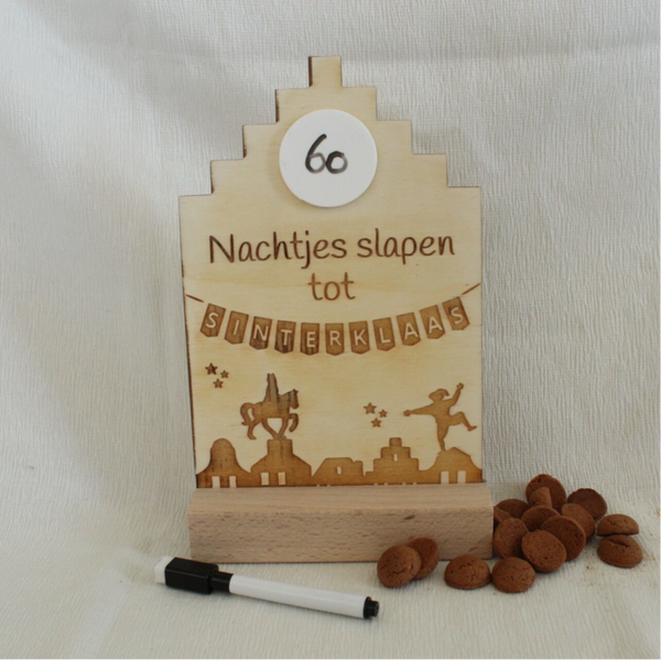 Aftelbord voor Sinterklaas/Pakjesavond