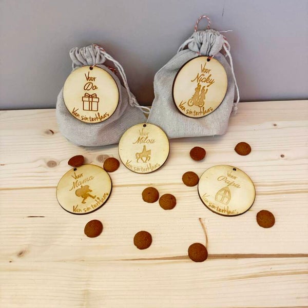 Gepersonaliseerde Cadeauhangers voor Sinterklaas