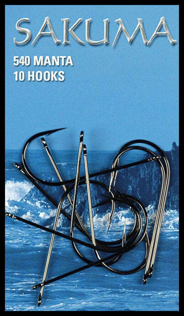 Sakuma 540 Manta Hooks Size 5/0  * * TEN PACKS of 10 hooks **