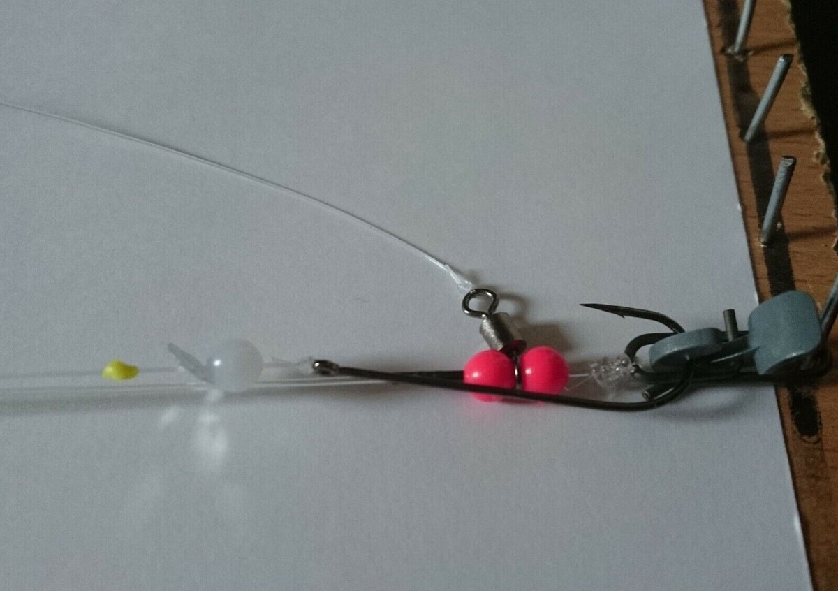 3 HOOK Loop Rigs (Portsmouth rig) with BREAKAWAY IMPS ** PACK OF 5 RIGS ...