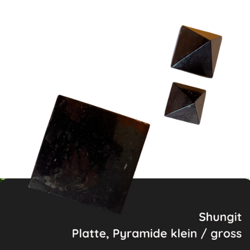 Shungit Pyramide Platte