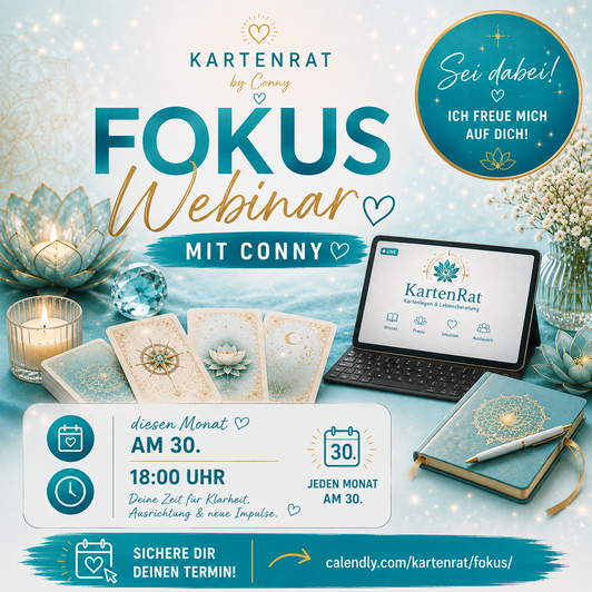 FOKUS Webinar mit Conny auf dem KartenRat Kanal