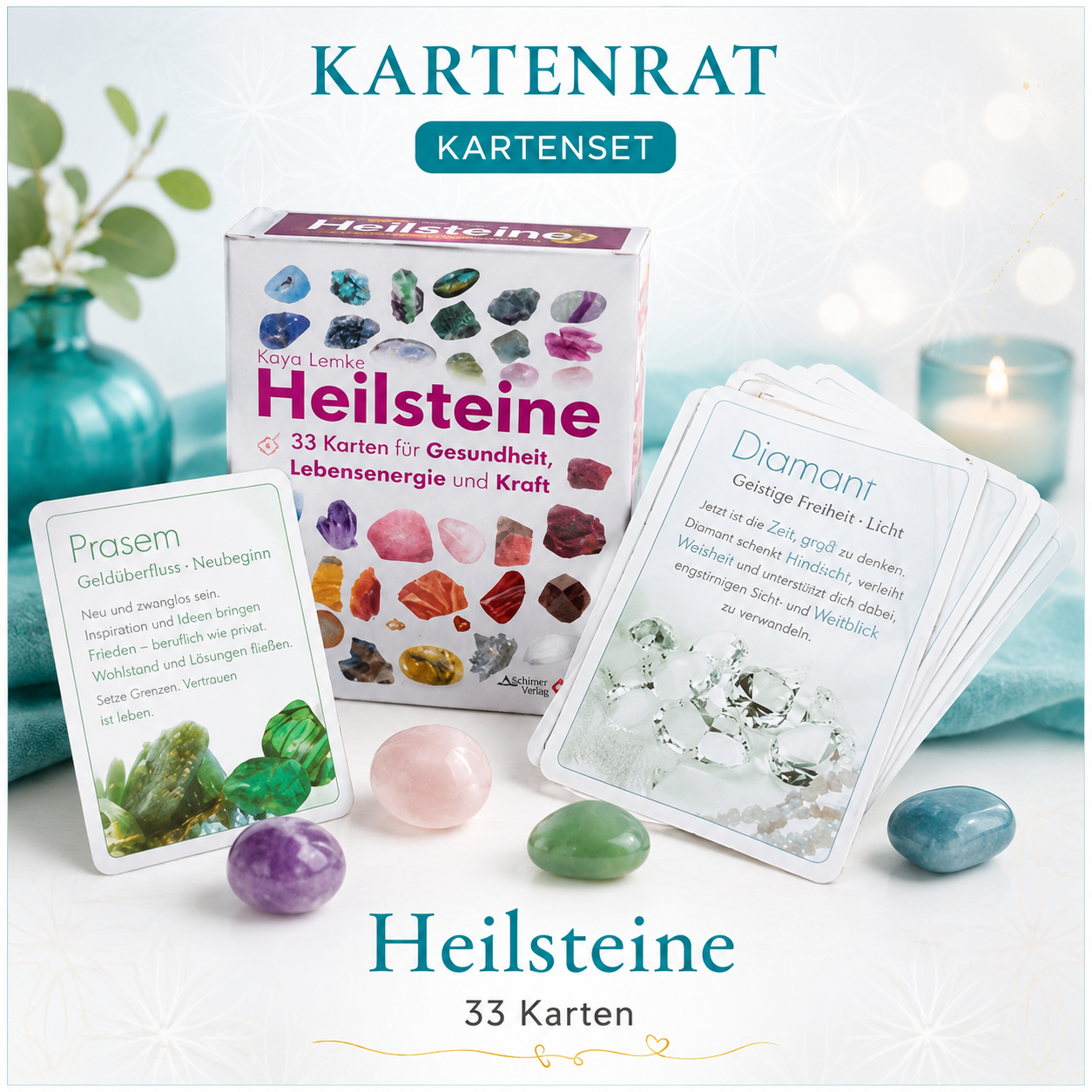 Heilsteine Kartendeck