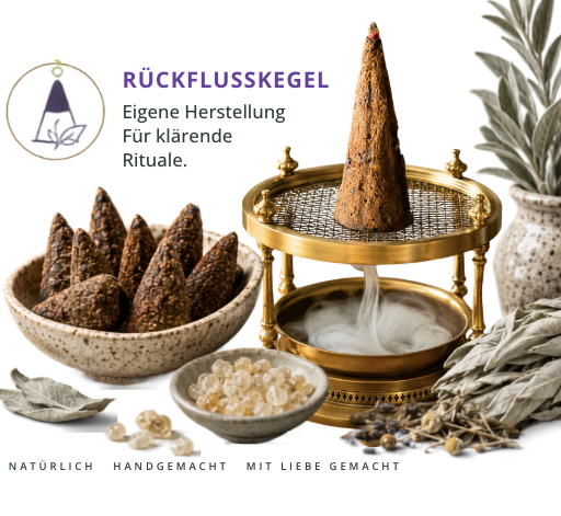 Räucherkegel mit Rückfluss