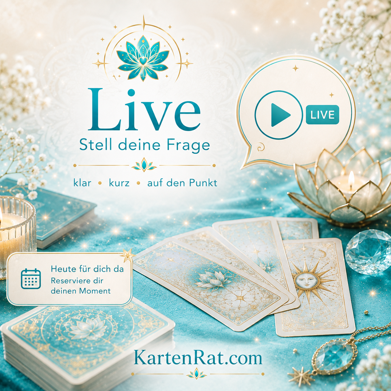 life Coach in liveStream kartenrat.com Beraterin Coach werden und mitwirken