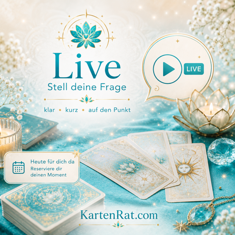 Live Kartenlegen youtube mit Kartenrat.com DACH 