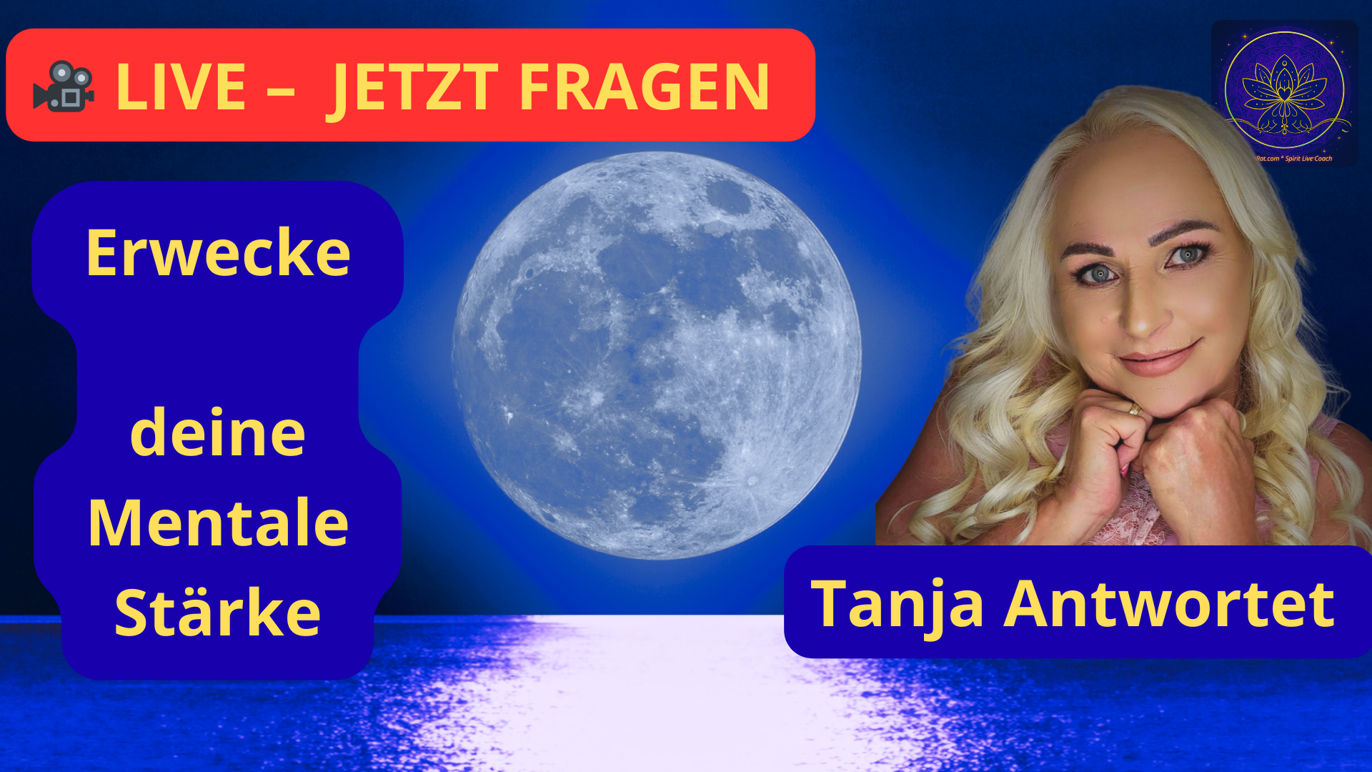 🌞 4️⃣ Tanja – Human Energetic Coach · PIN 900 ✨ Live mit Tanja –  Psychologische Beratung · 
