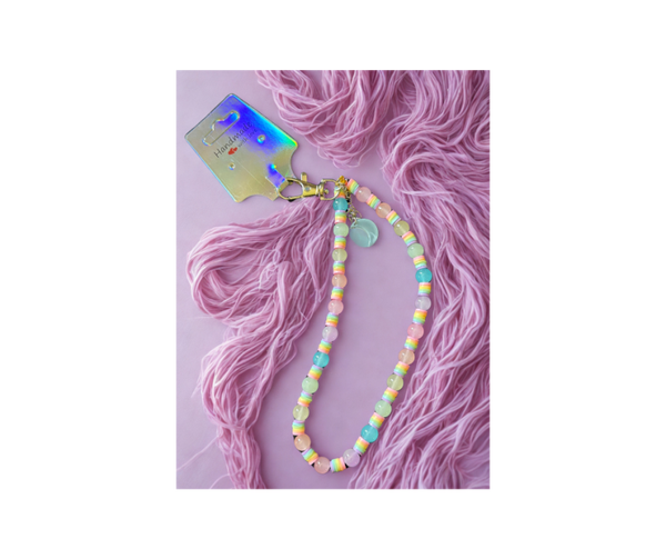 Dream Drop Beaded Keychain