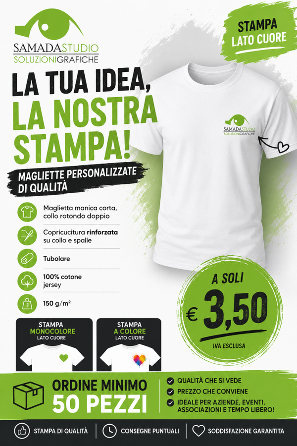 🚀 LA TUA IDEA, LA NOSTRA STAMPA! 👕✨
