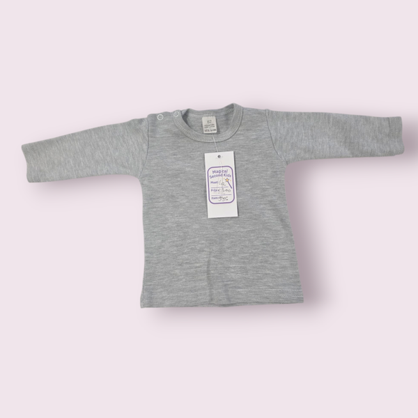 Basic top grijs maat 62