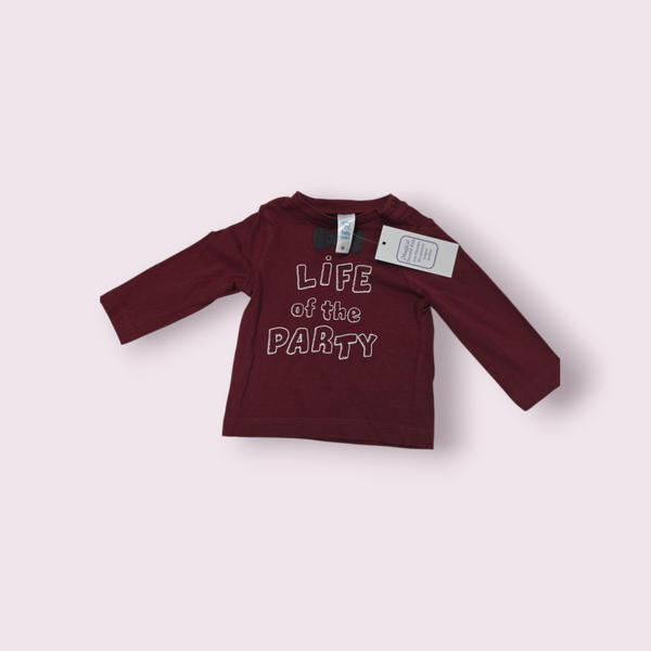 Top life of the party  rood maat 68