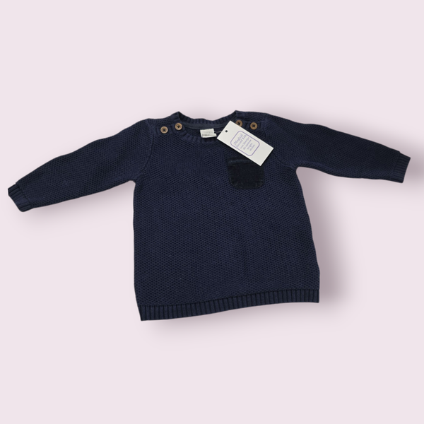 Blauwe trui H&M maat 74