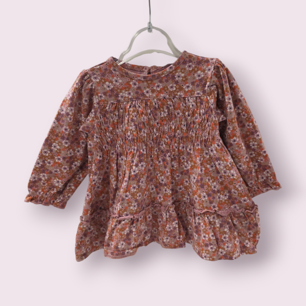 Jurkje bruin bloem 68