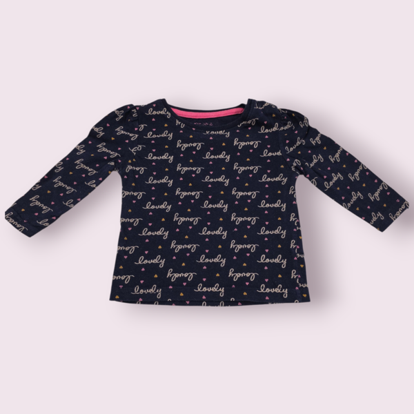 Shirt blauw lovely - 1144