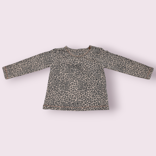 Shirt noppies panther roze
