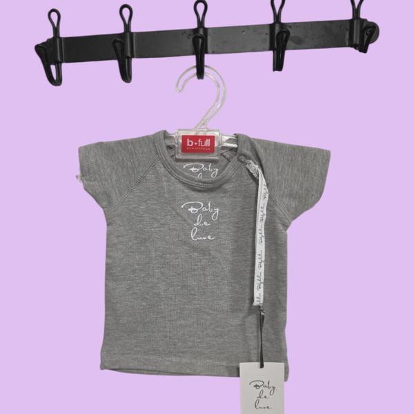 Baby de luxe t-shirt grijs