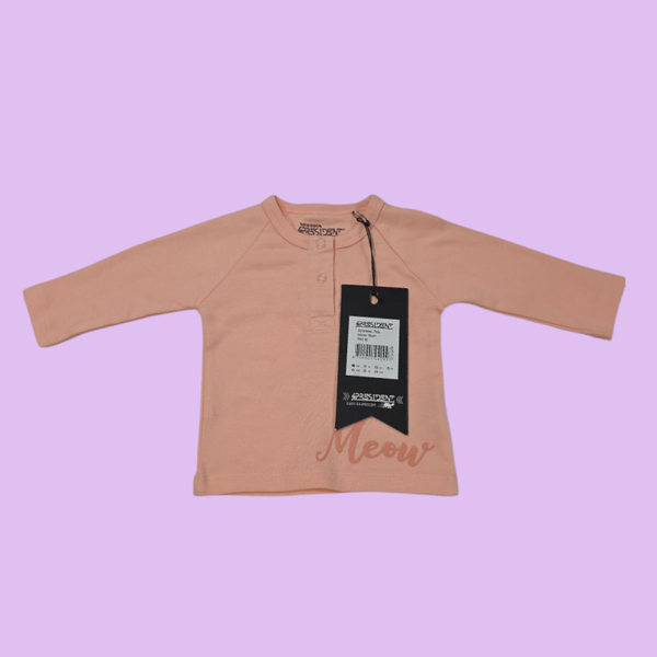 4president shirt lange mouw koraal