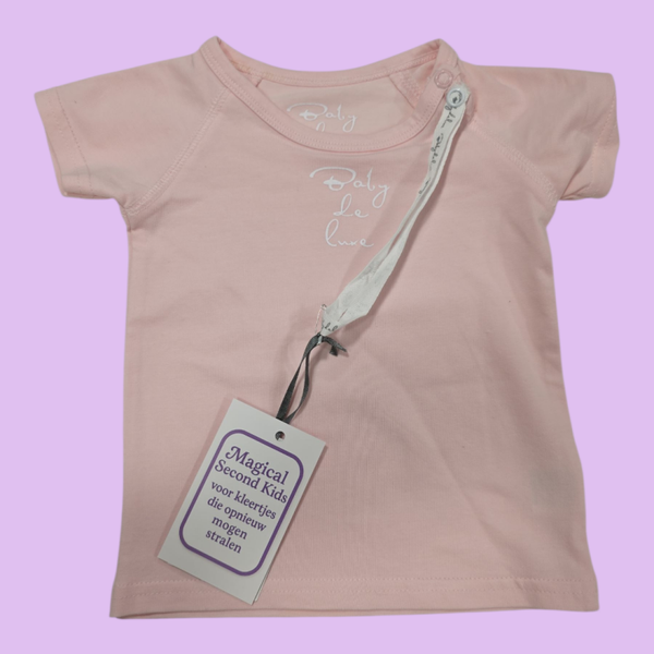 Shirtje roze baby de luxe