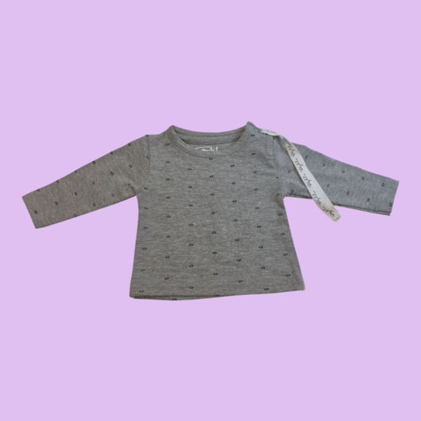 Shirtje baby le luxe grijs
