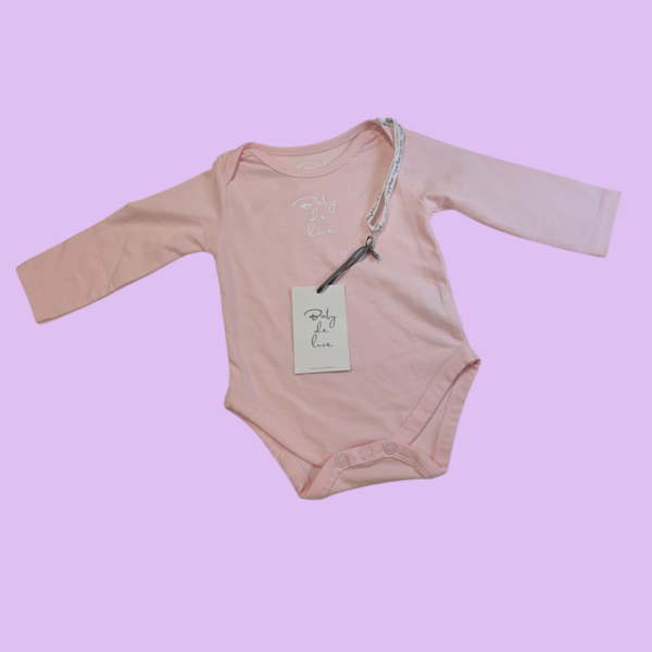 Romper baby de luxe roze