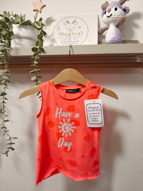 Baby blue top | Maat 74 - 2029