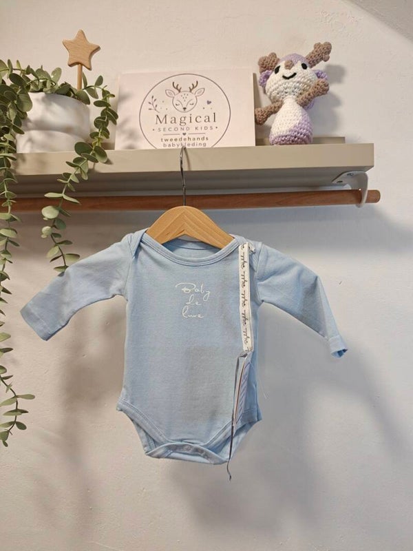 Baby de luxe romper blauw | Maat 56/68  - 1190/1191/1189/1188