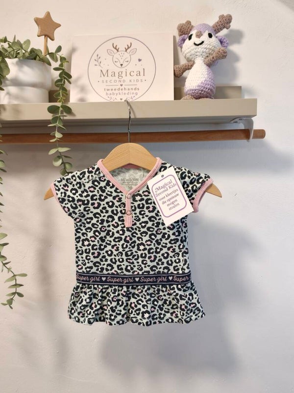 Top met panterprint | Maat 56 - 2108
