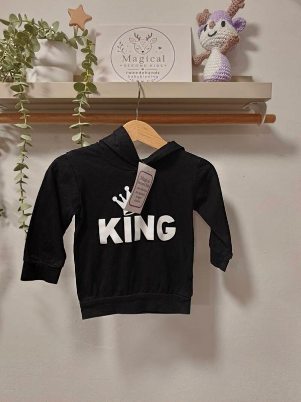 Stoere trui met king Maat 68 - 1052
