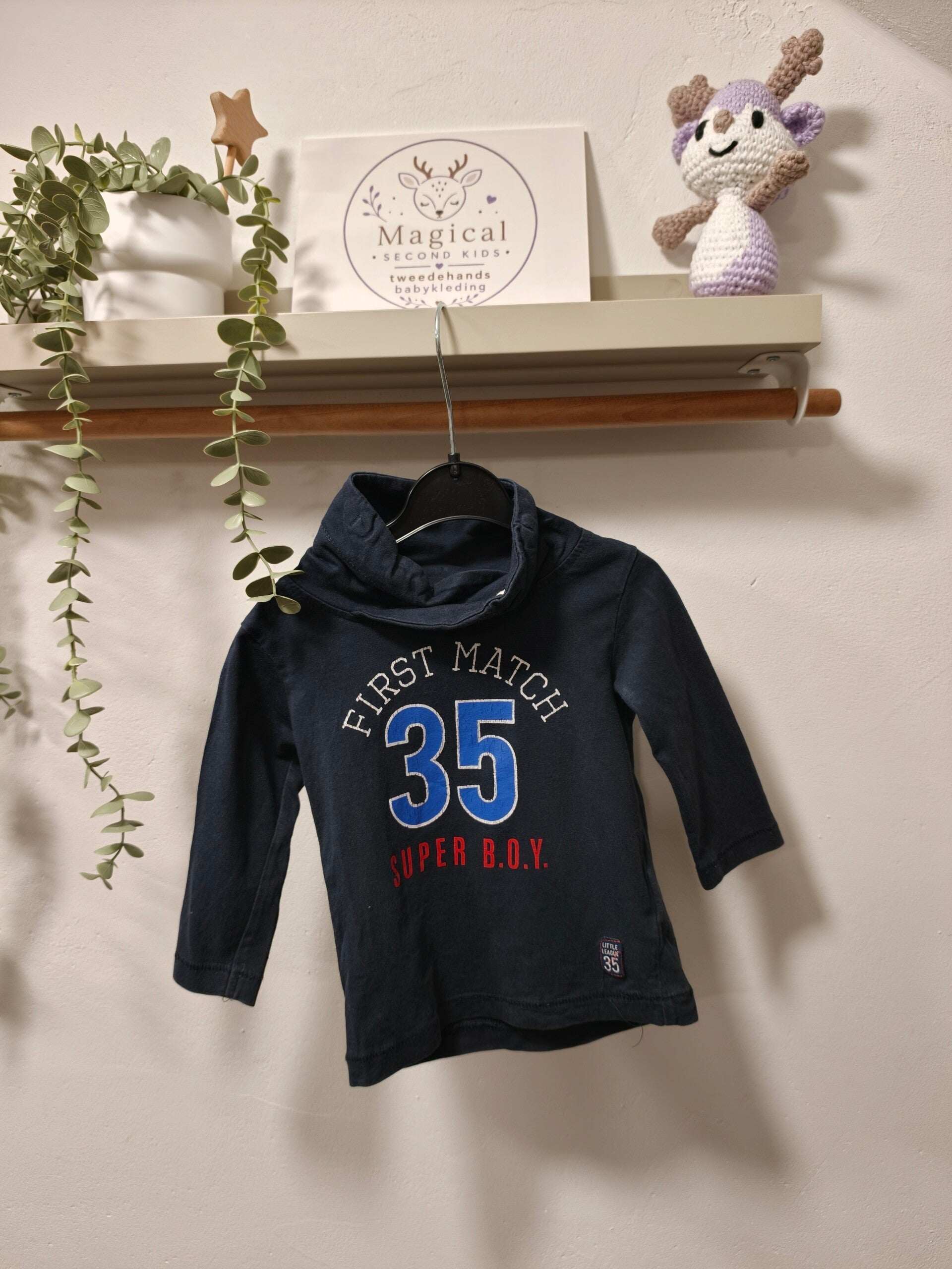 Baby blue Longsleeve | Maat 74 - WG0020