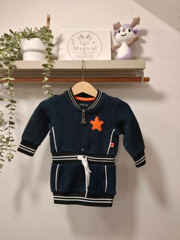 Jurkje babyblue/ter stal maat 68 - 2188