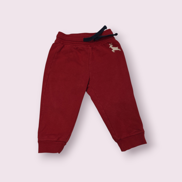 Joggingbroek rood maat 80