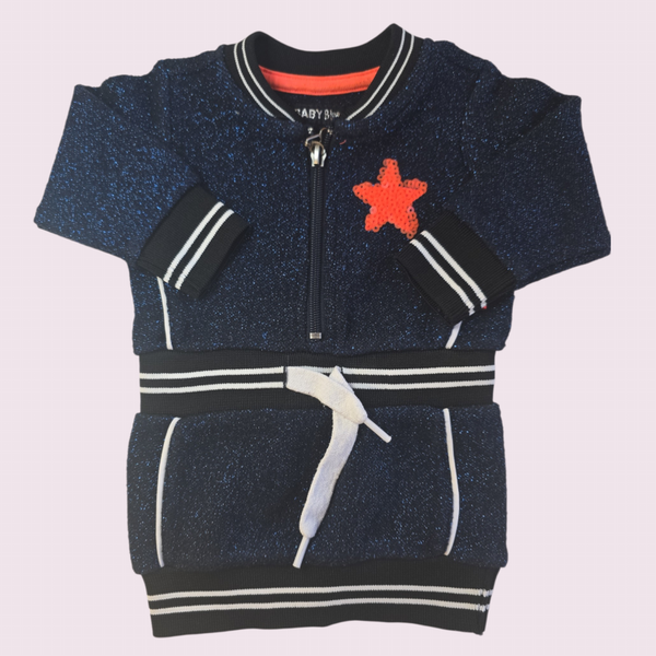 Jurkje babyblue/ter stal maat 68 - 2188