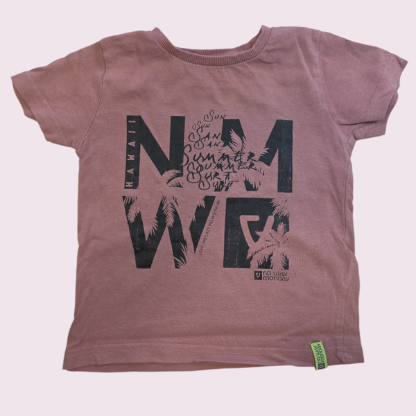 T-shirt No way monday Maat 92 - 3023