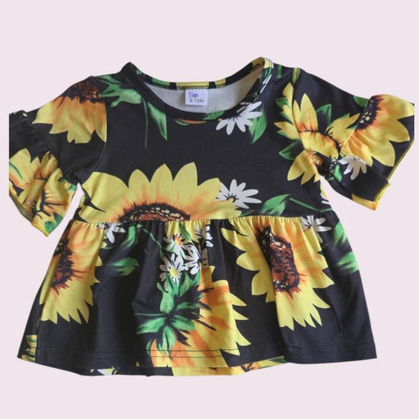 Jurkje met bloemen maat 80 - 2236