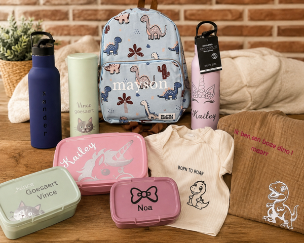 Gepersonaliseerde schoolset -3delig