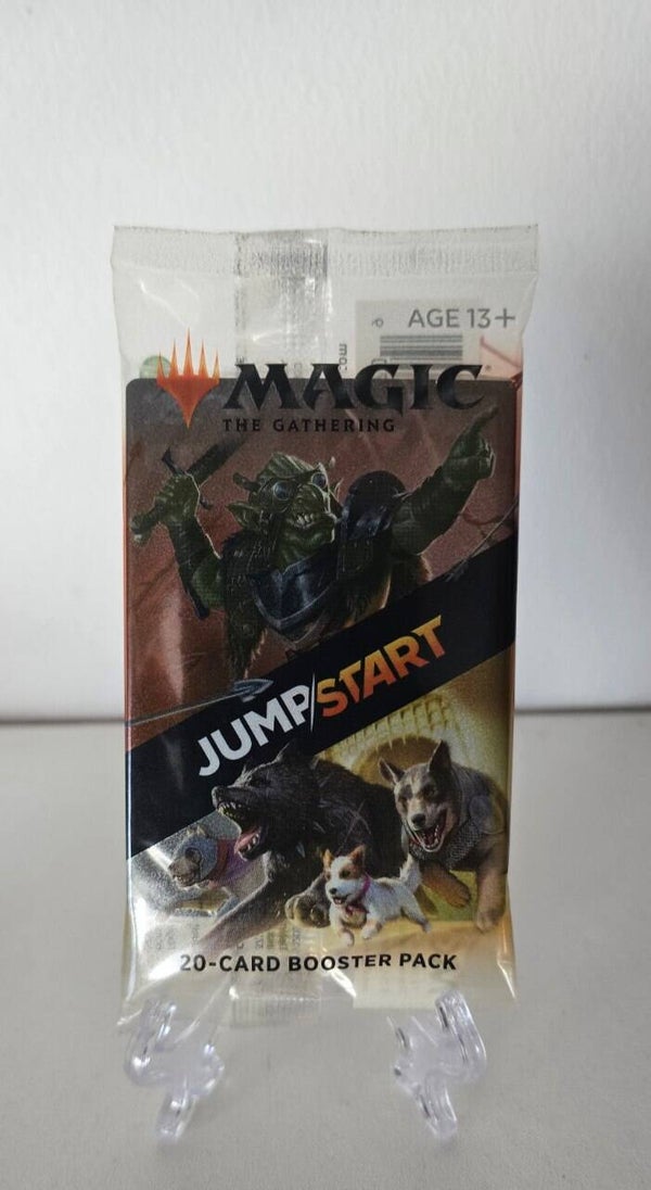 Magic the Gathering MISSPRINT Jumpstart Booste Booster Pack transparent - Englisch