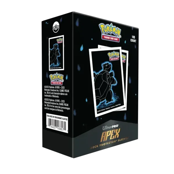 Ultra Pro - Neon Kanto APEX Deck Protector® Sleeves Blastoise (105ct )