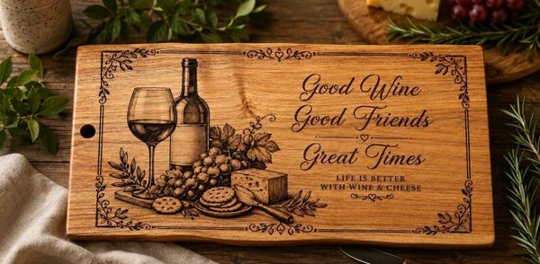 Wine & Cheese Entertaining Board