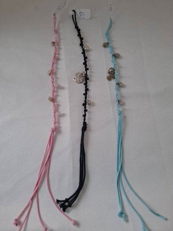 3 kleuren enkelbandje