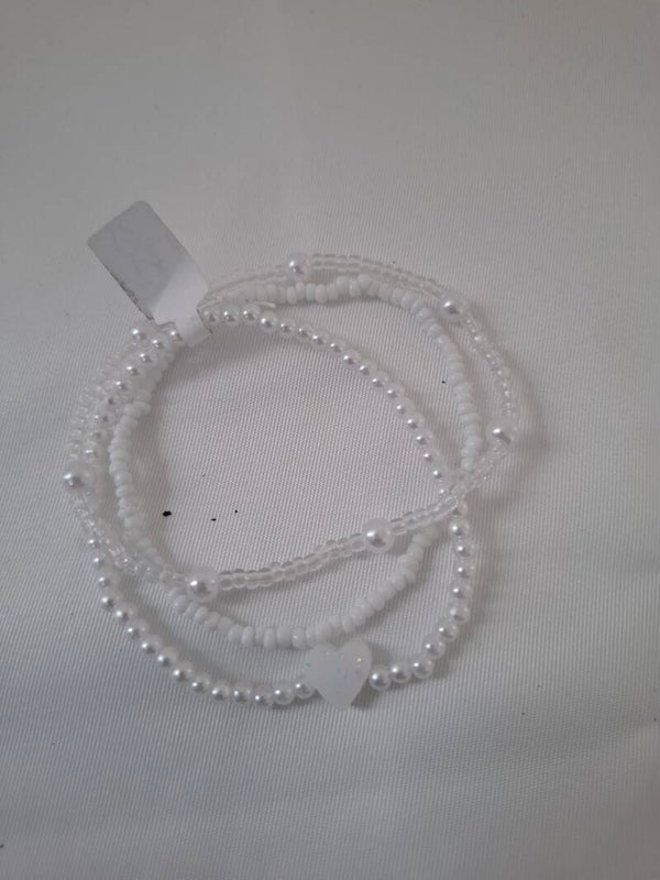 parelkleur enkelbandjes